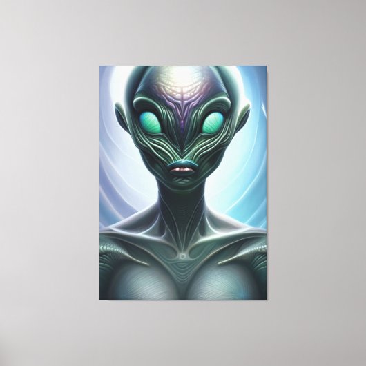 Toile Alien Galactique Imprimer (Recto)