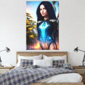 Toile Alien Vacances tropicales 113 (Insitu(Chambre))