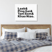 Toile Alimentation de la rue laotienne (Insitu(Chambre))