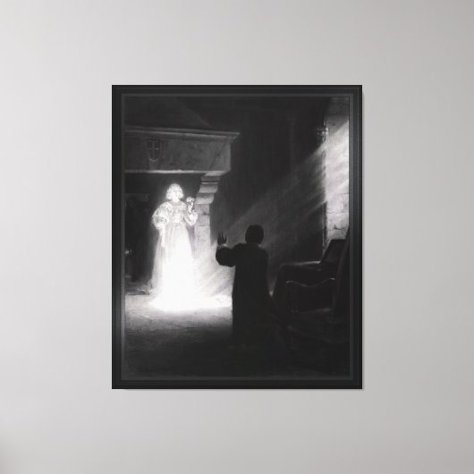 Toile Alix Apparition Au Masque par Tony Robert-Fleury (Recto)