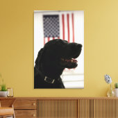 Toile All-american Black Labrador Retriever (Insitu(Salon))