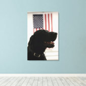Toile All-american Black Labrador Retriever (Insitu (Plancher de Bois))