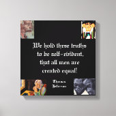 TOILE ALL MEN ARE EQUAL  (Recto)