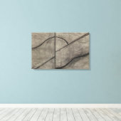 Toile Allan Kaprow - Dessin basé sur le souffle (Insitu (Plancher de Bois))