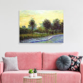 Toile Allée dans le parc Voyer d'Argenson par Vincent va (Insitu(Salon))