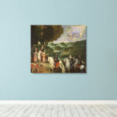 Toile Allégation du mariage de Louis XIV en 1631 (Insitu (Plancher de Bois))