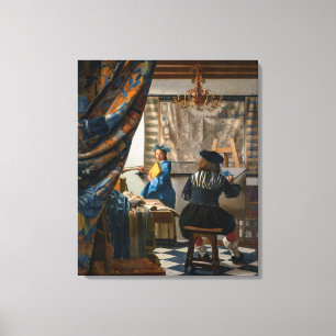 Toile Allégorie de la peinture   Johannes Vermeer  