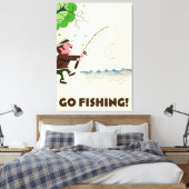 Toile Aller à la pêche. (Insitu(Chambre))