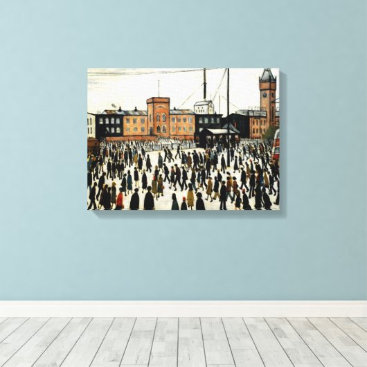 Toile Aller Au Travail L.S Lowry (Insitu (Plancher de Bois))