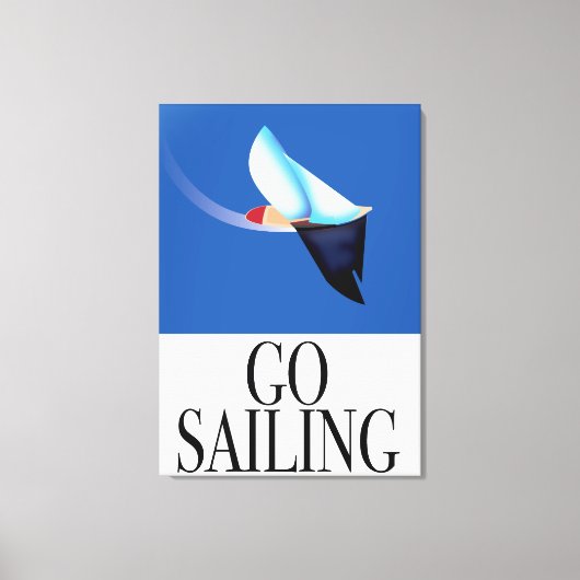 Toile Aller faire de la voile (Recto)