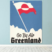 Toile Aller par Air Greenland (Insitu (Plancher de Bois))