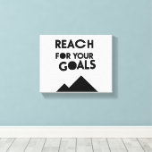 Toile Aller pour vos objectifs et vos réalisations - n01 (Insitu (Plancher de Bois))