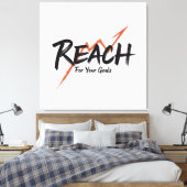 Toile Aller pour vos objectifs et vos réalisations - n02 (Insitu(Chambre))