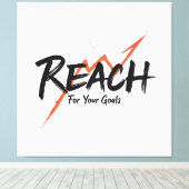 Toile Aller pour vos objectifs et vos réalisations - n02 (Insitu (Plancher de Bois))