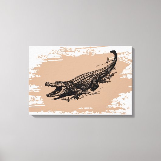 Toile Alligator vintage (Recto)
