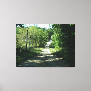 Toile Allons-y sur une route