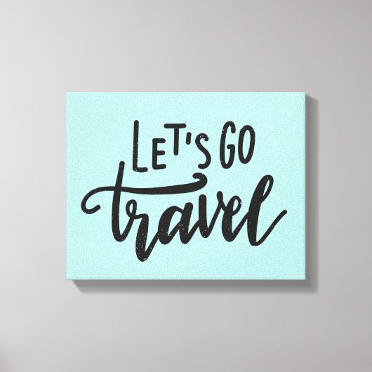 Toile Allons-y voyage (Recto)