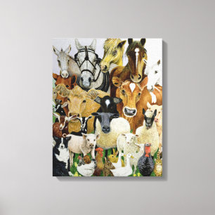 Toile Allsorts animal