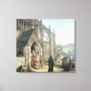 Toile Alma-Tadema   Faust et marguerite des prés, 1857