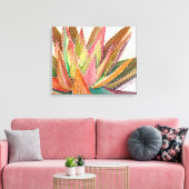 Toile Aloe nobilis aquarelle par Debra Lee Baldwin (Insitu(Salon))