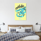 Toile Aloha Hawaii Surf Rider Thunder_Cove (Insitu(Chambre))