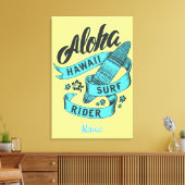 Toile Aloha Hawaii Surf Rider Thunder_Cove (Insitu(Salon))