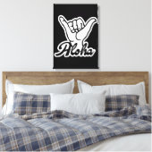 Toile Aloha Shaka Main, Hang Loose signe (Insitu(Chambre))