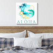 Toile Aloha Tropical Canvas Imprimer (Insitu(Chambre))
