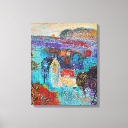 Toile Alors que le soleil se couche 2013 (Recto)