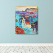 Toile Alors que le soleil se couche 2013 (Insitu (Plancher de Bois))