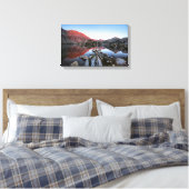Toile Alpenglow Sunset du lac Evolution - sentier John M (Insitu(Chambre))
