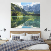 Toile Alpes Eau Turquoise Beau Lac de Montagne (Insitu(Chambre))
