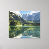 Toile Alpes Eau Turquoise Beau Lac de Montagne (Recto)