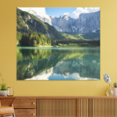 Toile Alpes Eau Turquoise Beau Lac de Montagne (Insitu(Salon))