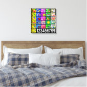 Toile Alphabet (Insitu(Chambre))