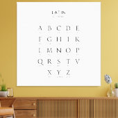 Toile Alphabet latin (Insitu(Salon))