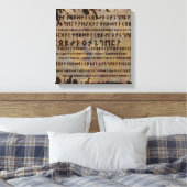 Toile alphabet runique - Ancien Futhark (Insitu(Chambre))
