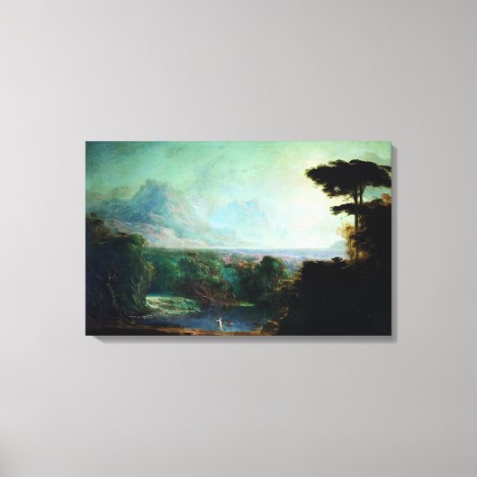 Toile Alpheus et Arethusa de John Martin (Recto)