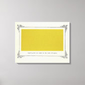 Toile Alphonse Allais, April Fools, Jaune, Art Abstrait (Recto)