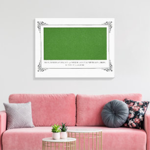 Toile Alphonse Allais, Avril Fools, Vert, Art Abstrait