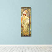 Toile Alphonse Mucha, Contemplation du soir (Insitu (Plancher de Bois))
