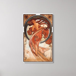 Toile Alphonse Mucha la danse