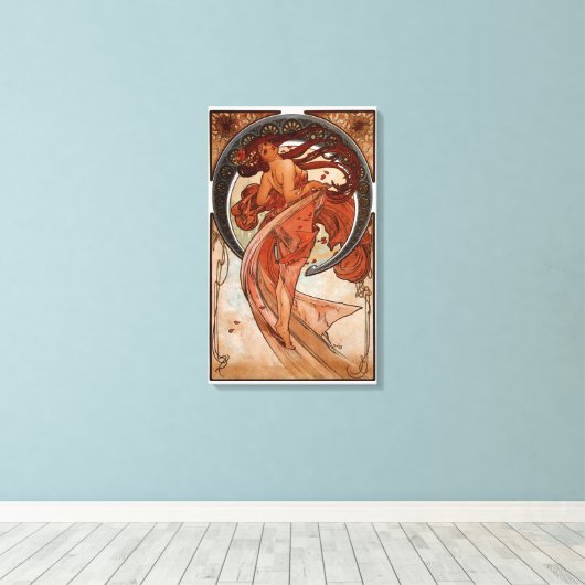Toile Alphonse Mucha La Danse (Insitu (Plancher de Bois))