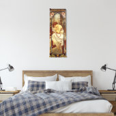 Toile Alphonse Mucha, Le Repos de la Nuit (Insitu(Chambre))