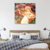 Toile Alphonse Mucha, Les Saisons (1896) Le Printemps (Insitu(Chambre))