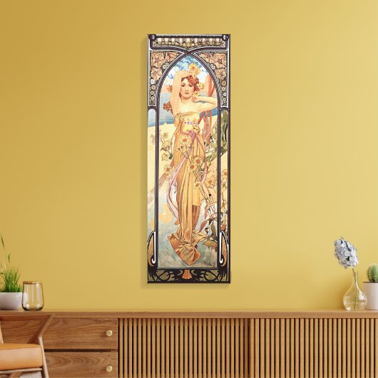 Toile Alphonse Mucha, Luminosité du jour (Insitu(Salon))