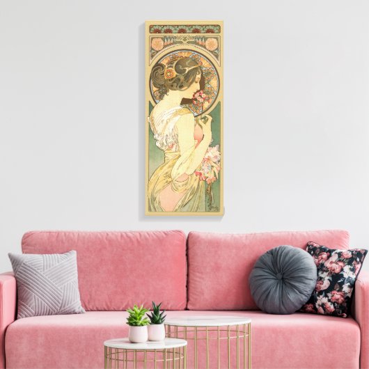 Toile Alphonse Mucha Primrose CC0640 (Insitu(Salon))