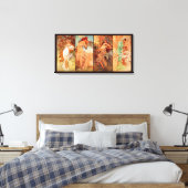 Toile Alphonse Mucha, Quatre Saisons (Insitu(Chambre))