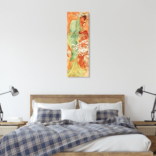 Toile Alphonse Mucha, Quatre Saisons, Hiver (Insitu(Chambre))