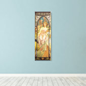 Toile Alphonse Mucha, Réveil du matin (Insitu (Plancher de Bois))